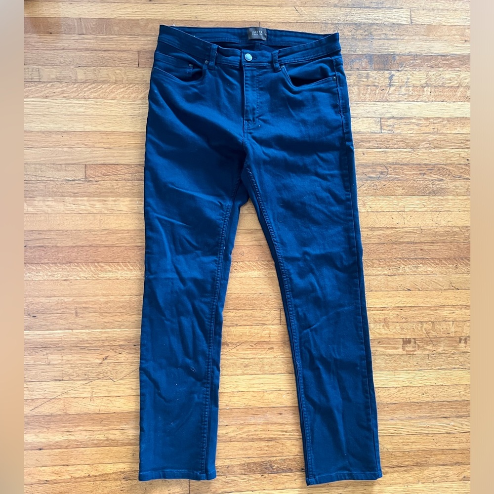 Jachs New York Men's Straight Fit Mid-Rise 5 Pocket
Traveler Pant Size 34x32